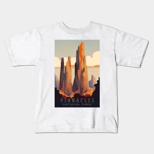 Pinnacles National Park Travel Poster Kids T-Shirt